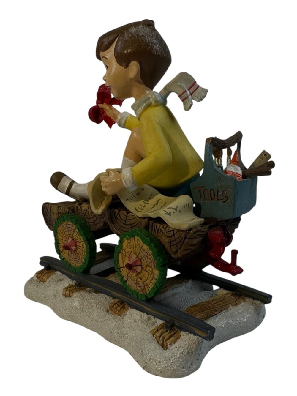 Piglet Holiday Express Disney Christopher Robin Danbury Mint Christmas Pooh Vtg - Picture 8 of 11
